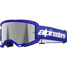 Vision 3 Goggle - Wordmark - Blue - Silver Mirror thumbnail-1