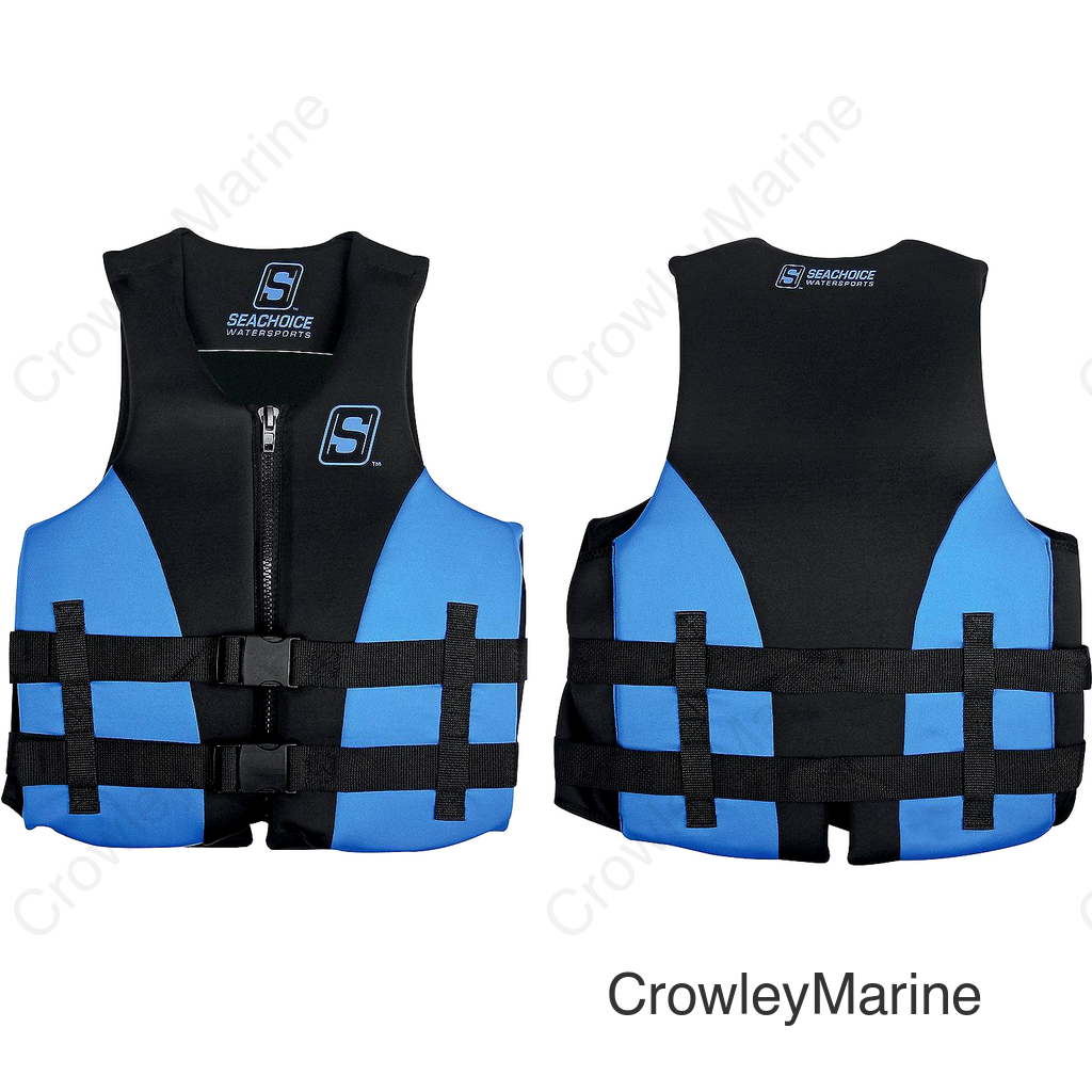 Seachoice Evoprene Multi-Sport Life Jacket - 2XL - Blue/Black, Fits Chest 44-50 in, USCG Level 70