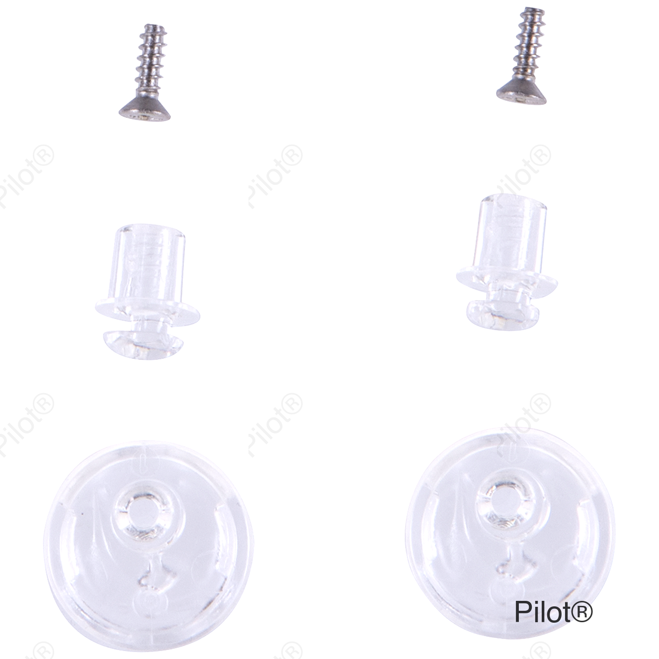 AFHS-01 Pinlock®/Tear-Off Pins Set - Transparent