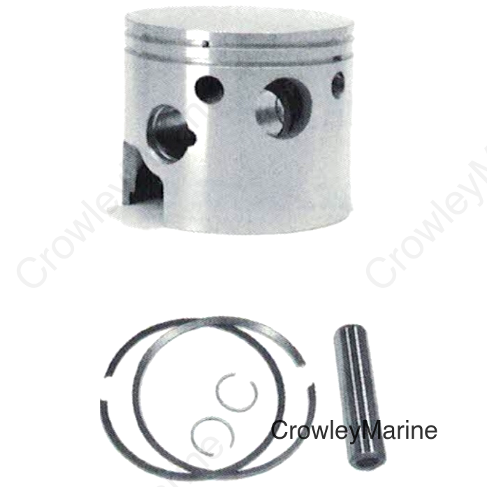 MERCURY CAST PISTONS .015 PORT 2.4L 150XR4 175-200HP 1983-90