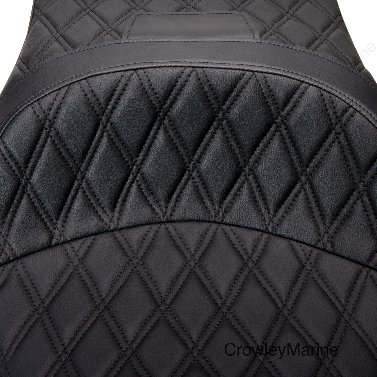 Seat Freedom Vinyl Double Diamond Black Stitch FLH 09-23