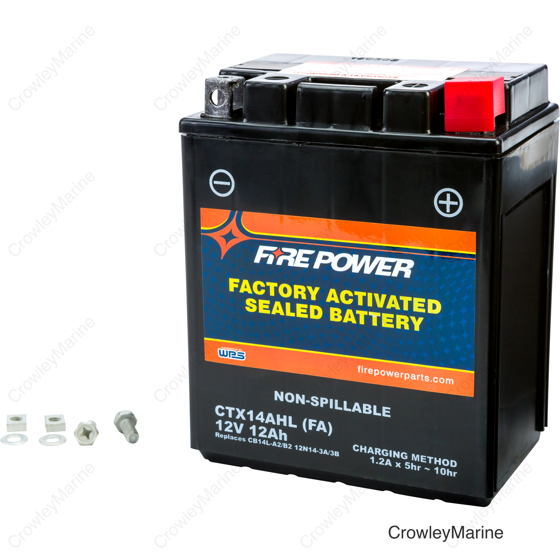 BATTERY CTX14AHL/CB14L-A2 SEALED FACTORY ACTIVATED