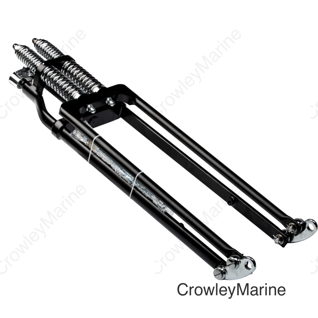 SPRINGER FORK TAPERED LEG +2 BLACK