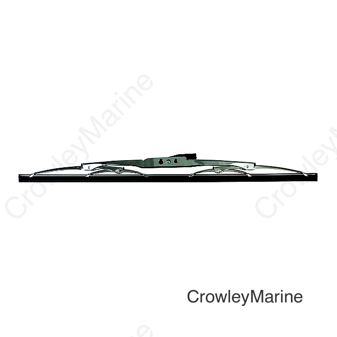 Marinco 34022S Deluxe Stainless Steel Wiper Blades, 22"