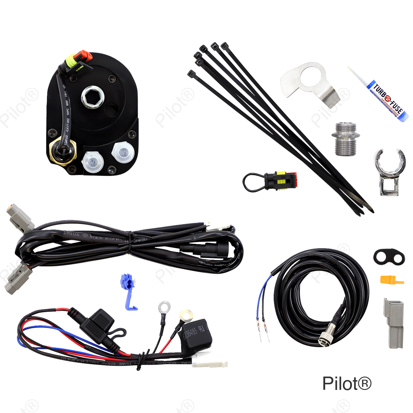 Oil Cooler Kit - Gloss Black - Dyna