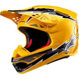 Supertech M10 Helmet - Ampress - MIPS® - Gloss Black/Yellow - 2XL thumbnail-0