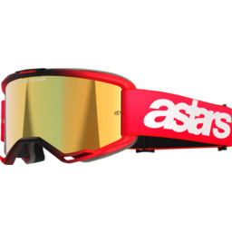 Vision 5 Goggle - Blaze - Red - Gold Mirror thumbnail-3