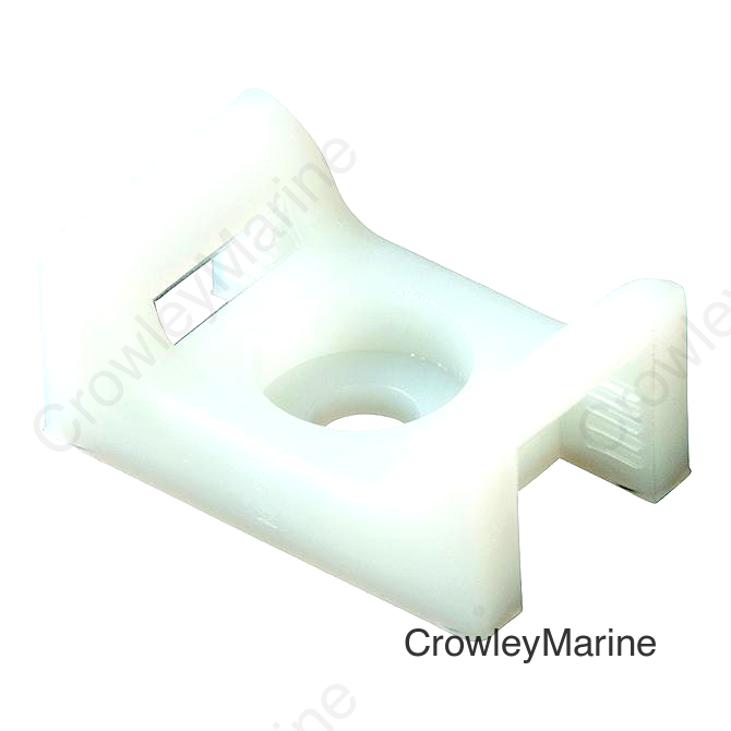 Ancor Cable Tie Screw Mounts, Natural, 25/pk
