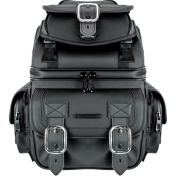 BR1800D Sissy Bar Bag - Black thumbnail-1