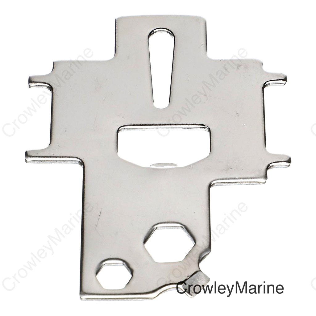 Seachoice Universal Non-Magnetic Stainless Steel Marine Boat Deck Plate Key & Tool