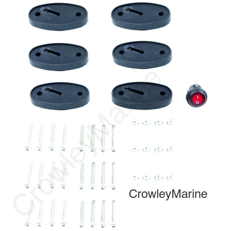 LED Oval BOAT Light Kit (LED-RKRW-6KT-DP)