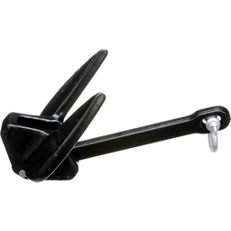 Seachoice Navy Anchor, Vinyl Coated Cast Iron, Black, 20 Lbs. thumbnail-0