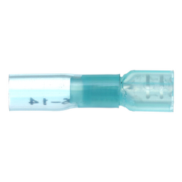 Seachoice Heat Shrink Insulated Disconnect, Marine Grade Heat-Shrinkable Female Disconnect Terminals, Blue, Pack of 25, 16-14 Wire Range thumbnail-3