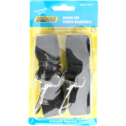 Seachoice Adjustable Bimini Top Straps w/ Snap Hooks, 96 In. Black thumbnail-1