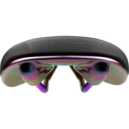 SDG Bel-Air V3 MAX Saddle - PVD Coated Lux-Alloy Black/Oil-Slick Sonic Welded Sides Limited Edition Fuel