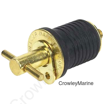 TURN-TITE PLUG BRASS 1" (1/PK)