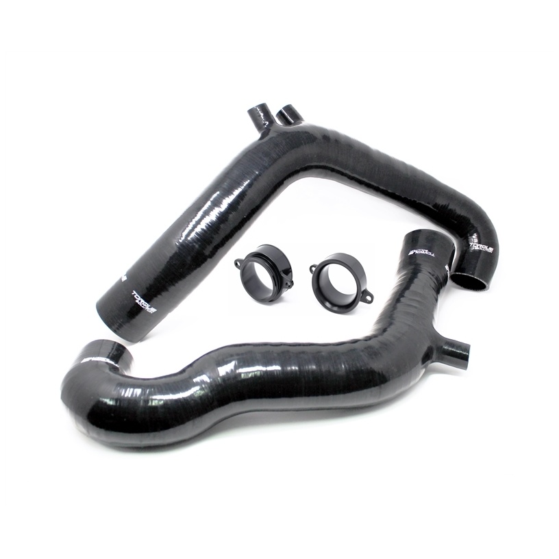 Torque Solution Turbo Inlet Hose Black - 10-12 Porsche 997.2 Turbo / Turbo S