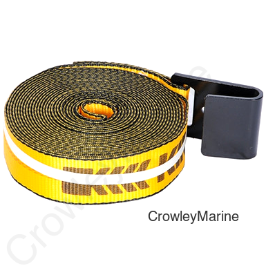 Winch Strap, 2"x28', 3,335lbs. WLL w/ 2" Flat Hook (398400)