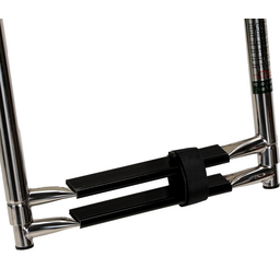 Seachoice Telescoping Transom Mount Ladder, Stainless Steel, 3 Steps, 300 Lb. Capacity thumbnail-5