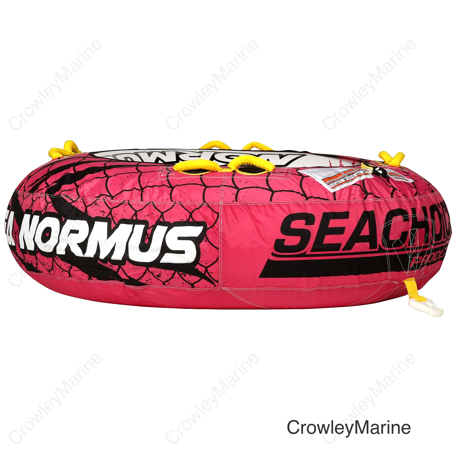 Seachoice Sea-Normus Towable Tube, Open Top Boat Tube w/ Air-Cushioned Floor, 4 Person, 69 In. X 69 In.