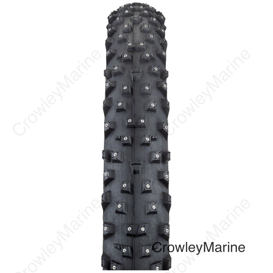 45NRTH Wrathchild Tire - 27.5 x 3.0 Tubeless Folding Black 60 TPI 252 Concave Carbide Studs