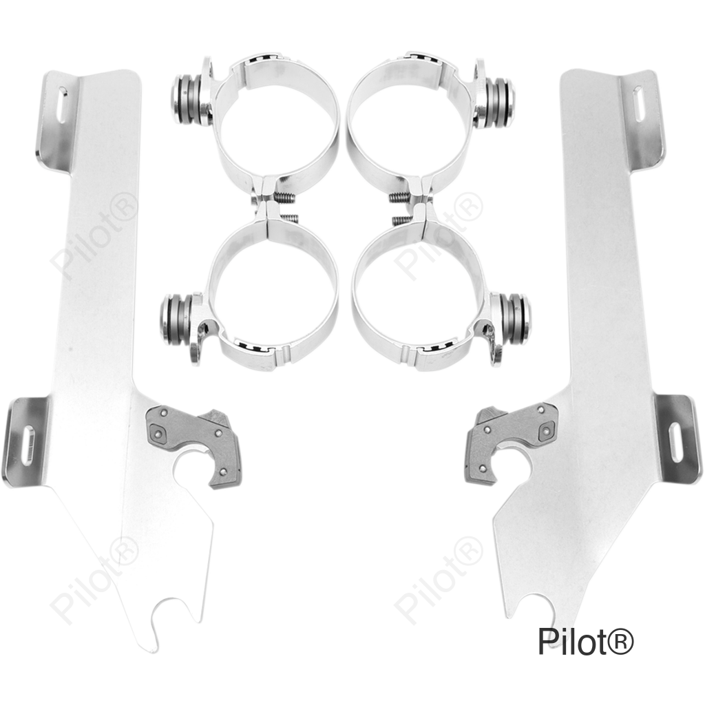Batwing Trigger Lock Mounting Kit - VTX 1800 - Polished