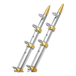 15' Heavy Duty Silver/Gold Telescoping Outrigger thumbnail-0