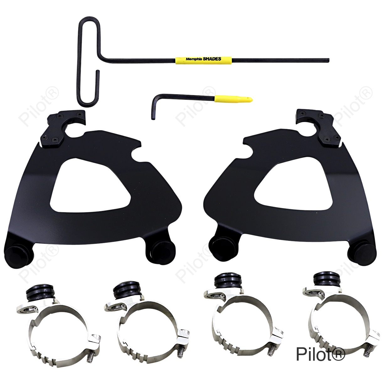 Gauntlet Mounting Kit - Black - XL