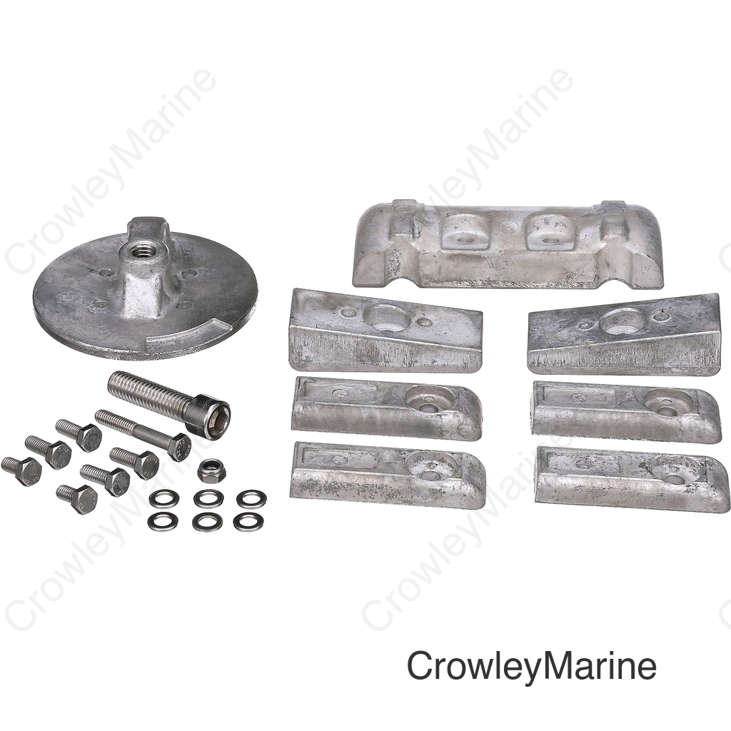 Seachoice Anode Kit, Mercrury Verado 6-Cylinder, Magnesium, Fresh Water Use, Cadmium-Free, Environmentally Friendly