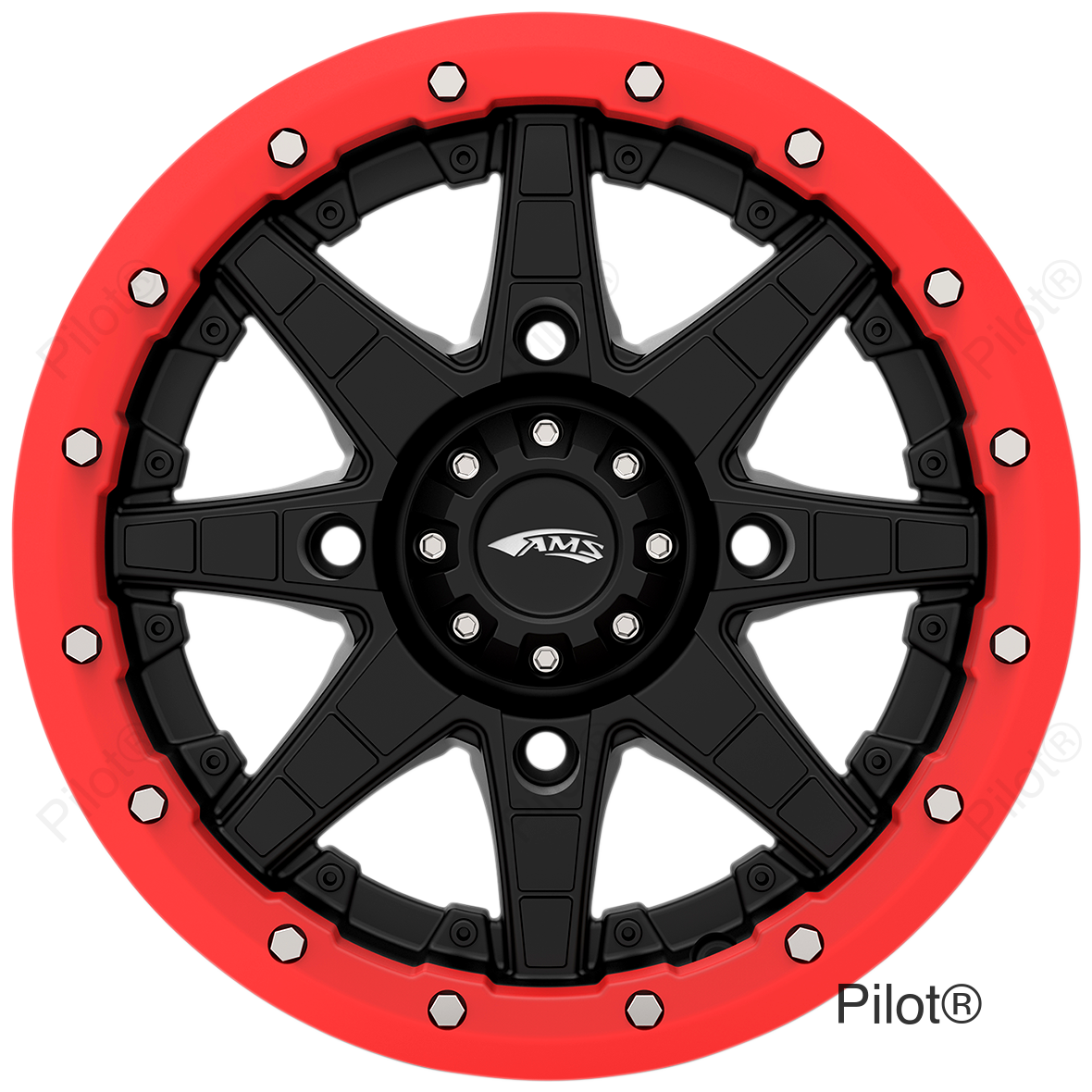 Ring Beadlock - Red - 15"