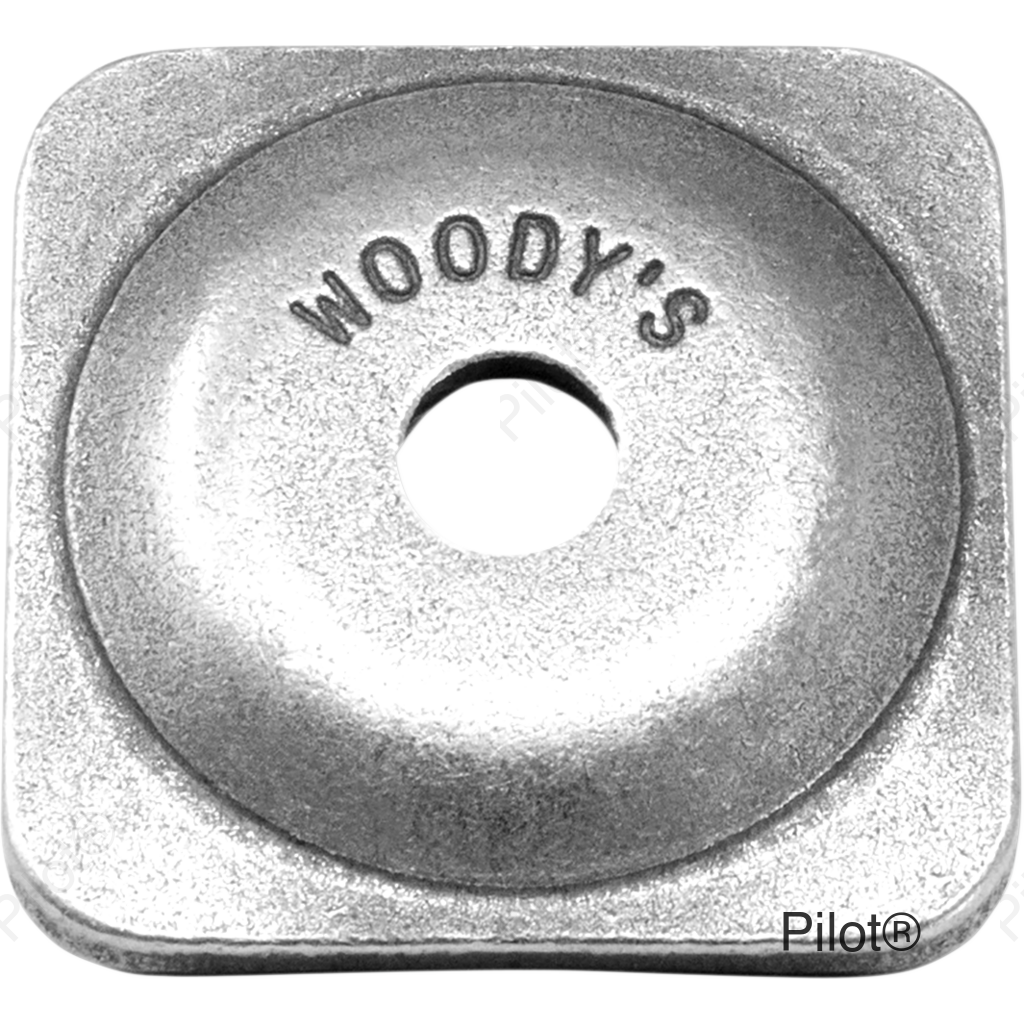 Support Plates - Natural - Square - 12 Pack