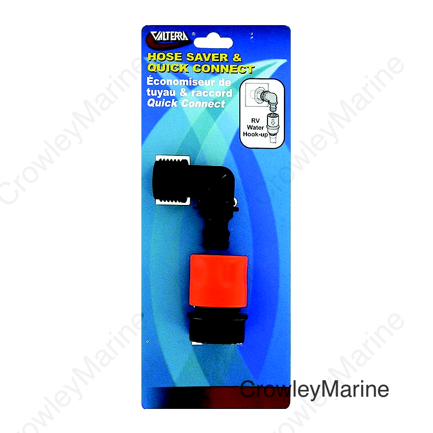 Valterra A010137VP Hose Quick Connect With 90° Hose Saver