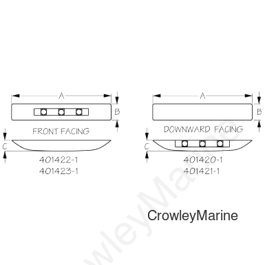 Led Crtsy Light - Sea-Dog Line (401423-1)