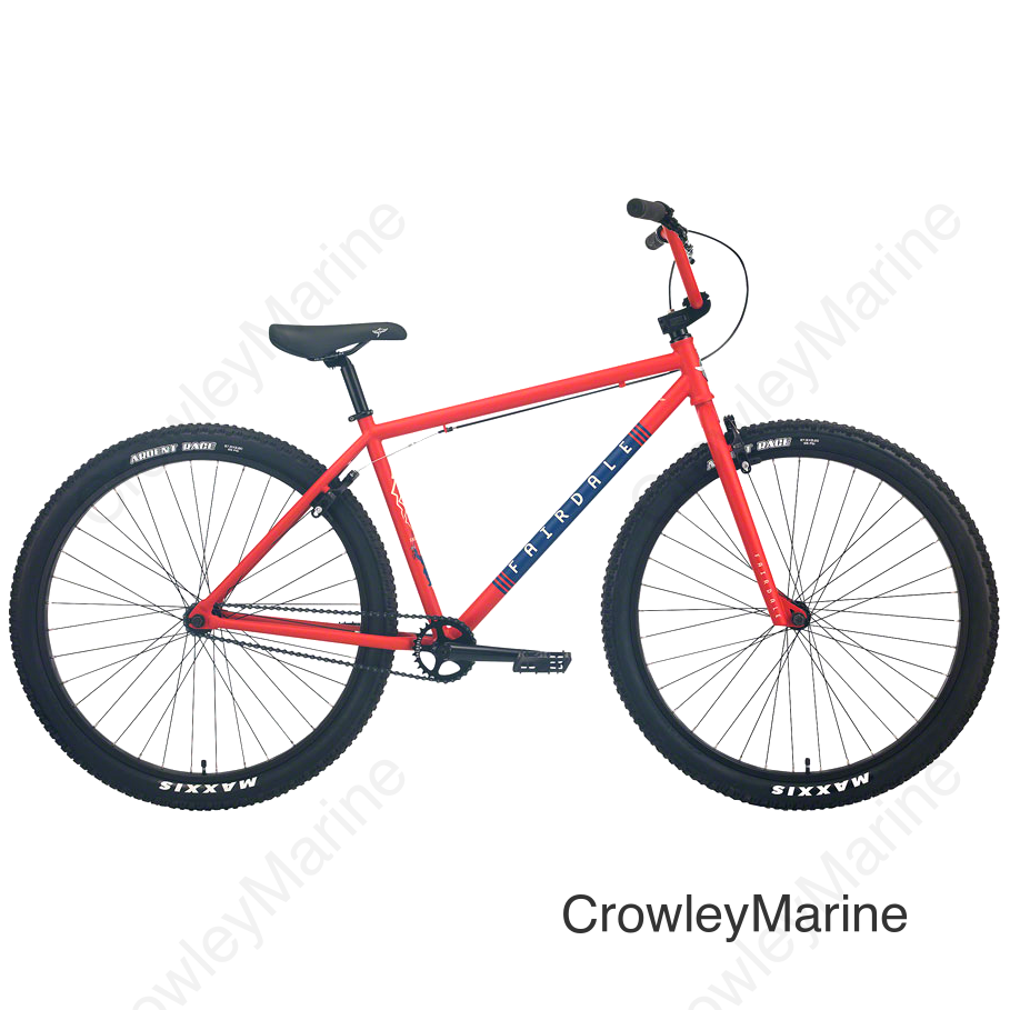 2023 Fairdale Taj 26 City BMX Bike - 27.5 Fire Engine Red