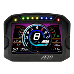 AEM CD-5LG Carbon Logging Digital Dash Display w/ Internal 10Hz GPS & Antenna thumbnail-33