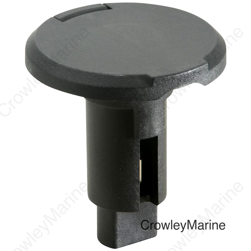 ASM-RND BASE, BLK,2PIN (910R2PB-1)