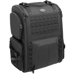 S3500 Tactical Sissy Bar Bag - Black thumbnail-1