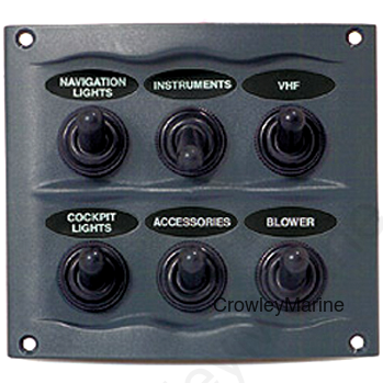 6-Switch, 2.9"H x 3.75"L x 4.25"W