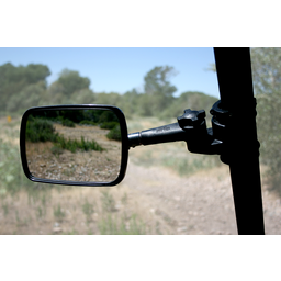 Mirror - Clearview - Side View - Breakaway - Rectangle - Black