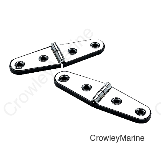 Seachoice 33851 Stainless Steel Strap Hinges With Base 4" x 1-1/16" (1 Pair Per Pack)