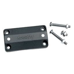 Scotty 242BK Rod Holder Rail Adapter, Black
