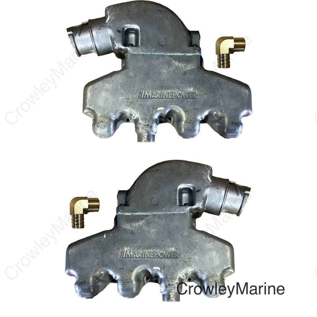 Manifold & Riser Kit, Exhaust AL 6.0L - 6.2L MP2K 