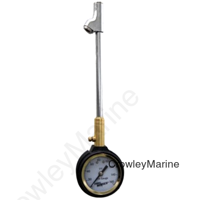 TireMinder, Tire Gauge, HD/RV Dial, 5-160psi, 10in Long (333175)
