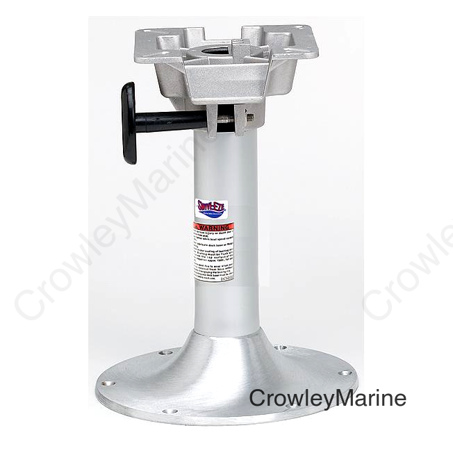 Attwood Lakesport 2-3/8" Fixed Bell Pedestal with Seat Mount 13"