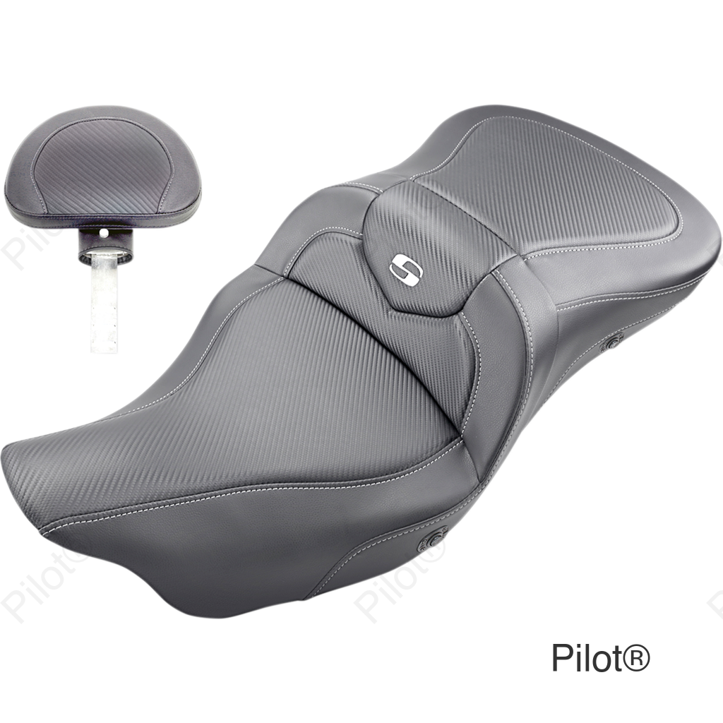 Extended Reach Roadsofa™ Seat - Carbon Fiber - Backrest - Heated - '08-'23 FL