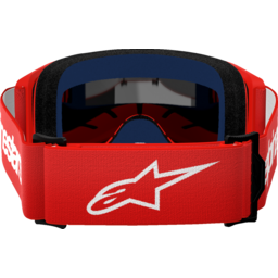 Vision 3 Goggle - Wordmark - Red - Silver Mirror thumbnail-1