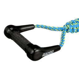 Seachoice 3-Section Wakesurfing Rope, 16 Ft. Long, 5-1/2 In. Handle w/ Textured Rubber Grip thumbnail-1