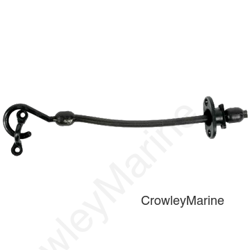 12" Gunwale Mount, Holds 3 Rods