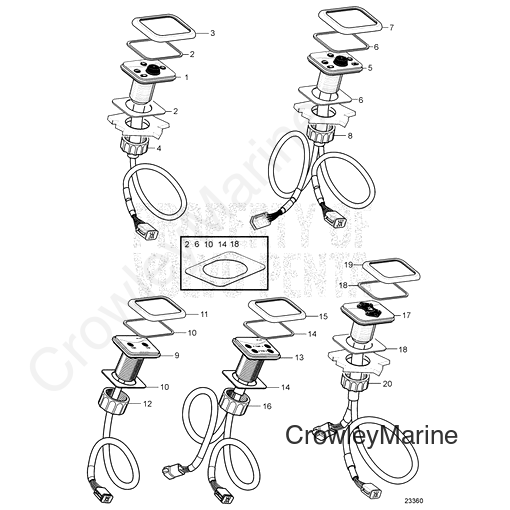 Control Panel - Volvo Penta (40005634)