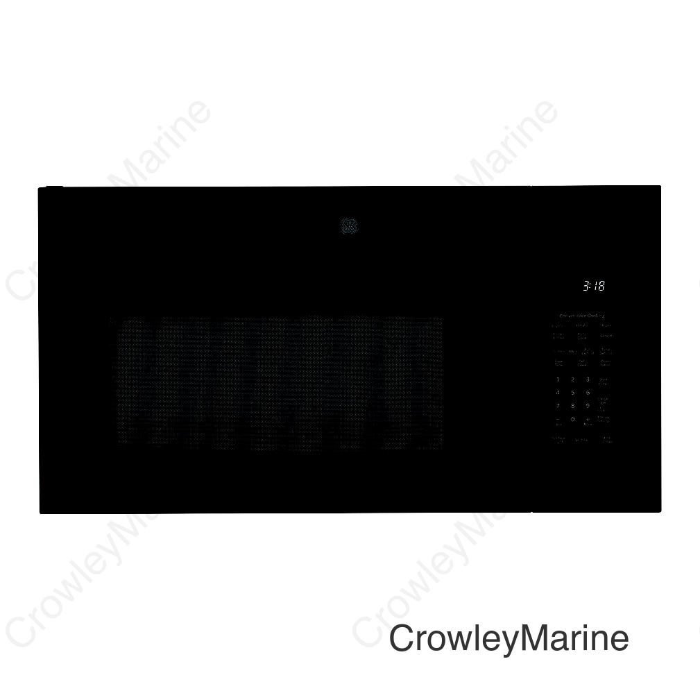 GE JNM3184DPBB Large Capacity Microwave, Black